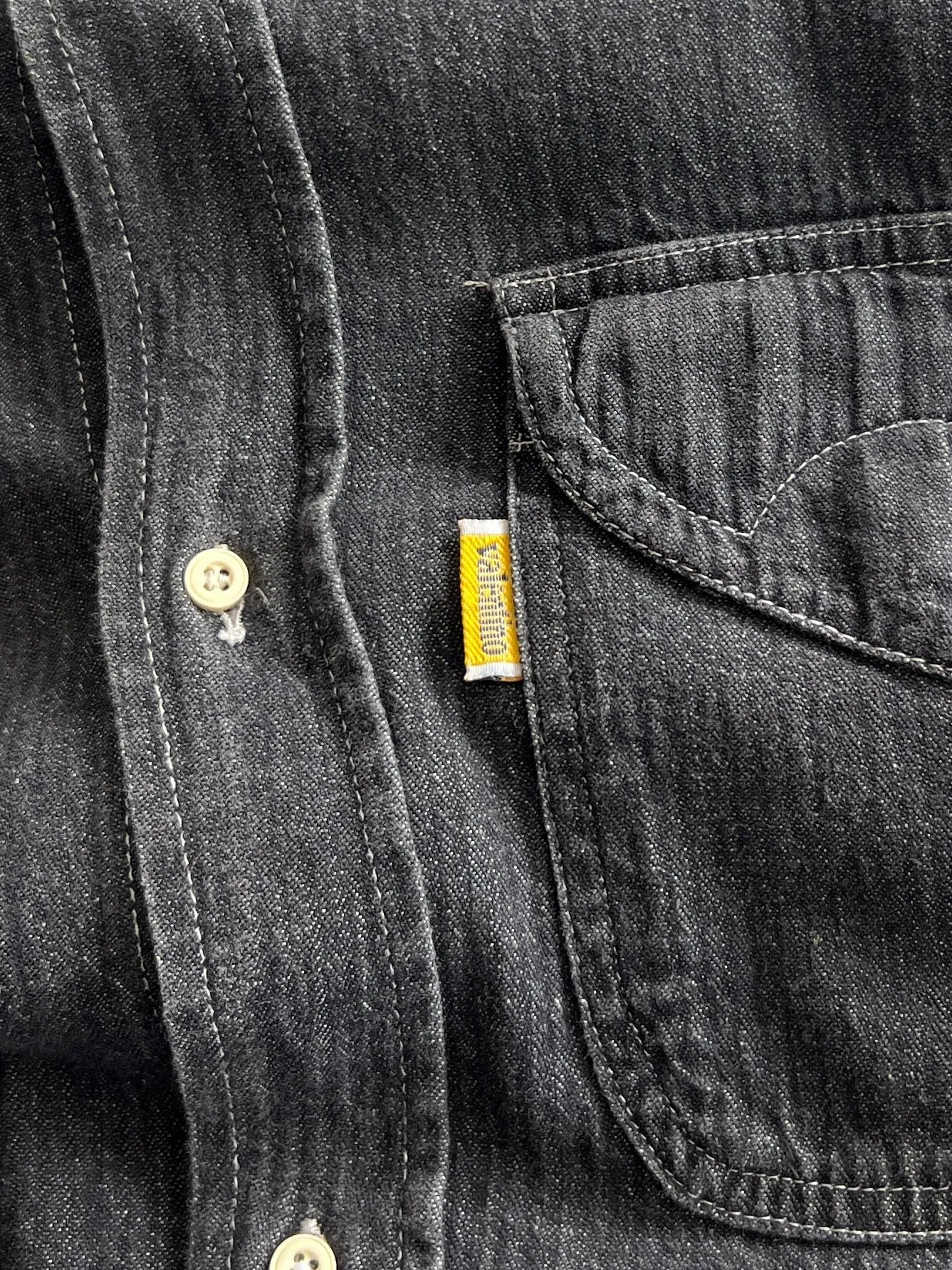 90's Valentino heavy cotton long sleeve shirt (L)