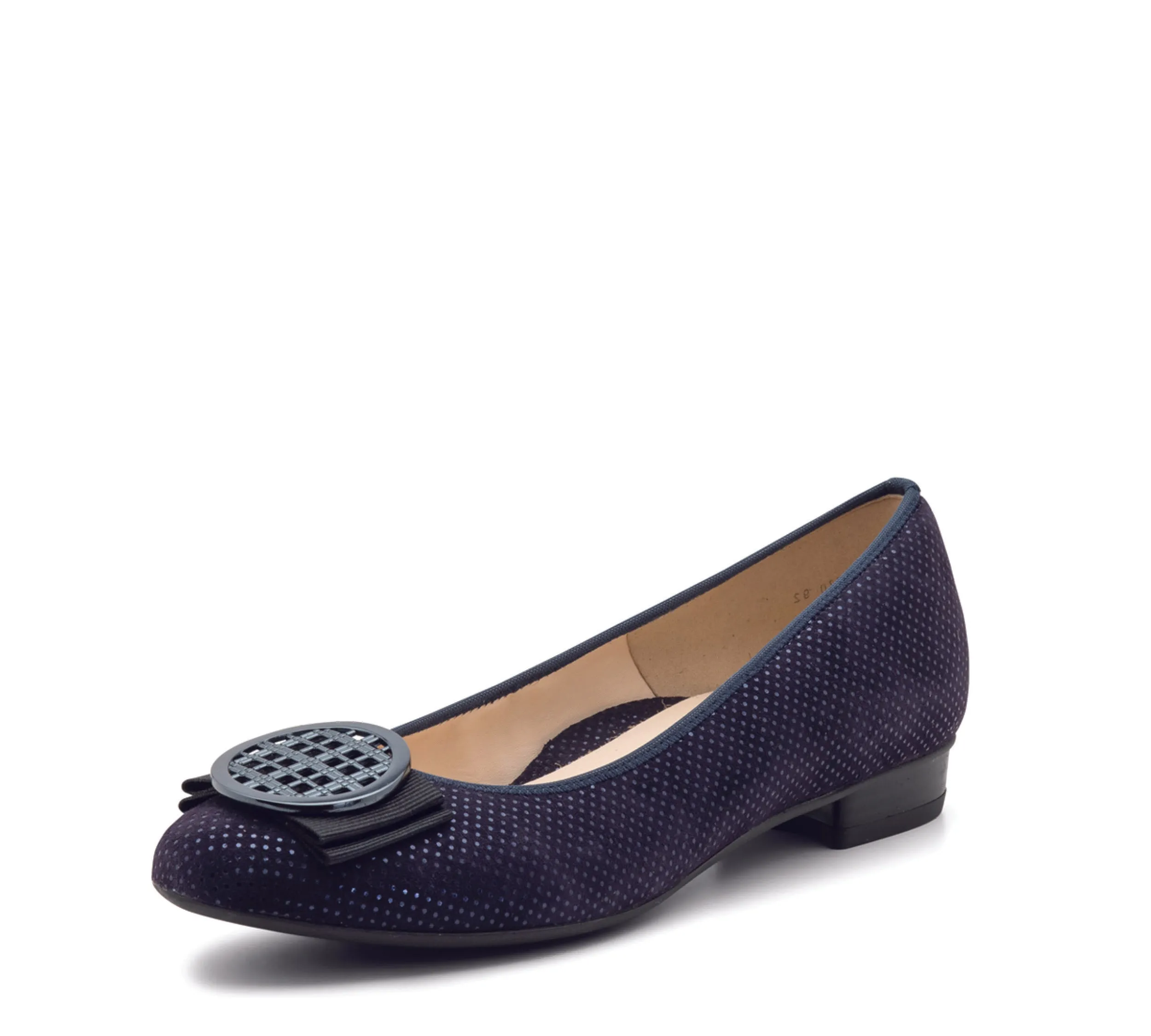 Bambi Women's Ornament Ballet Flat - Midnight 92