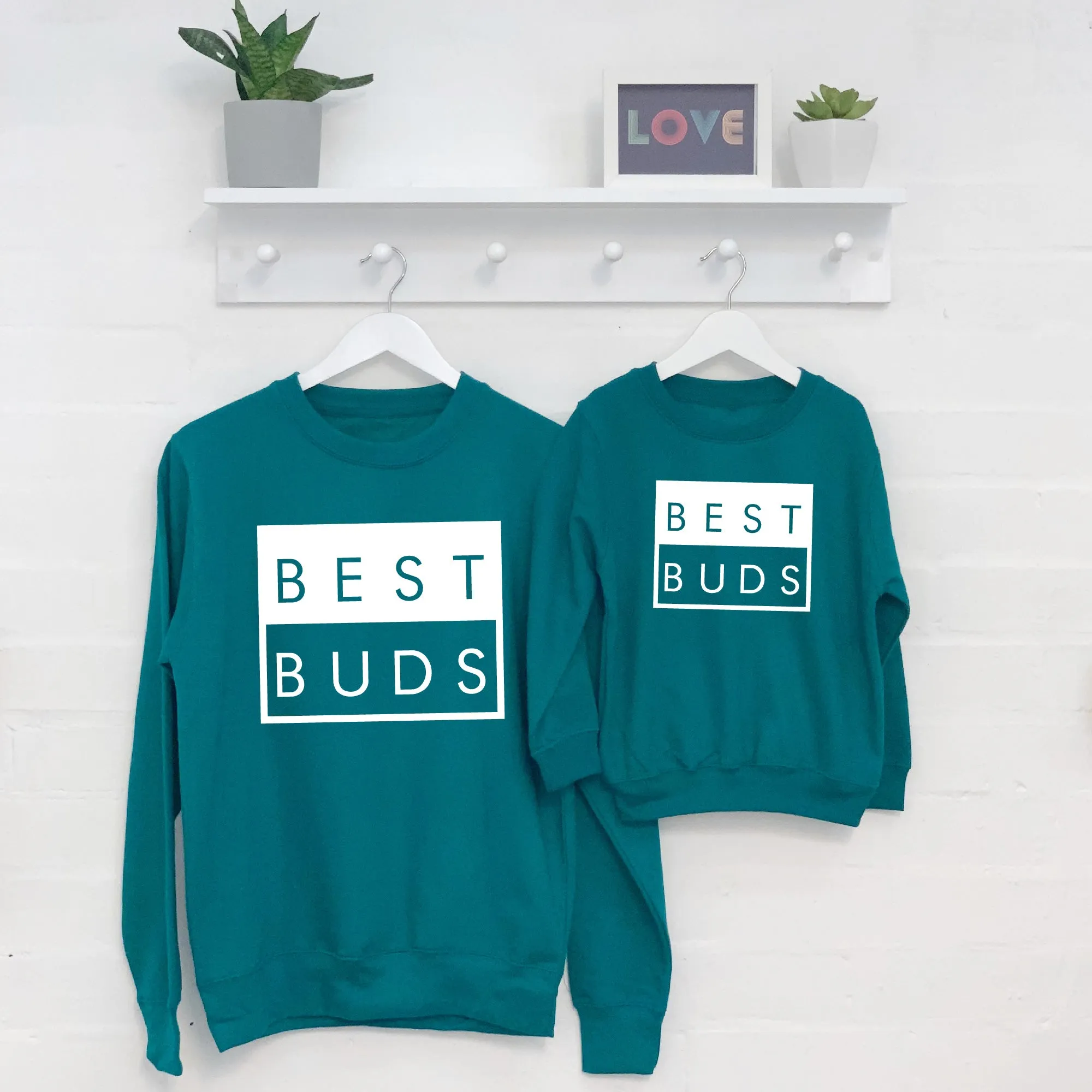 Best Buds Father And Son Matching Sweatshirt Set