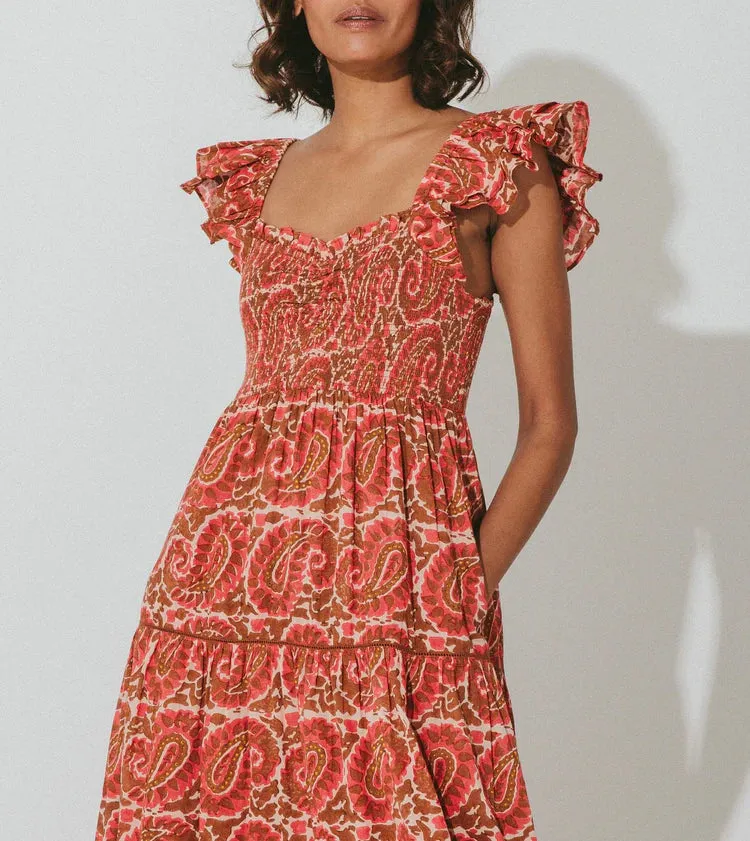 Cleobella Zahara Ankle Dress-Aurora