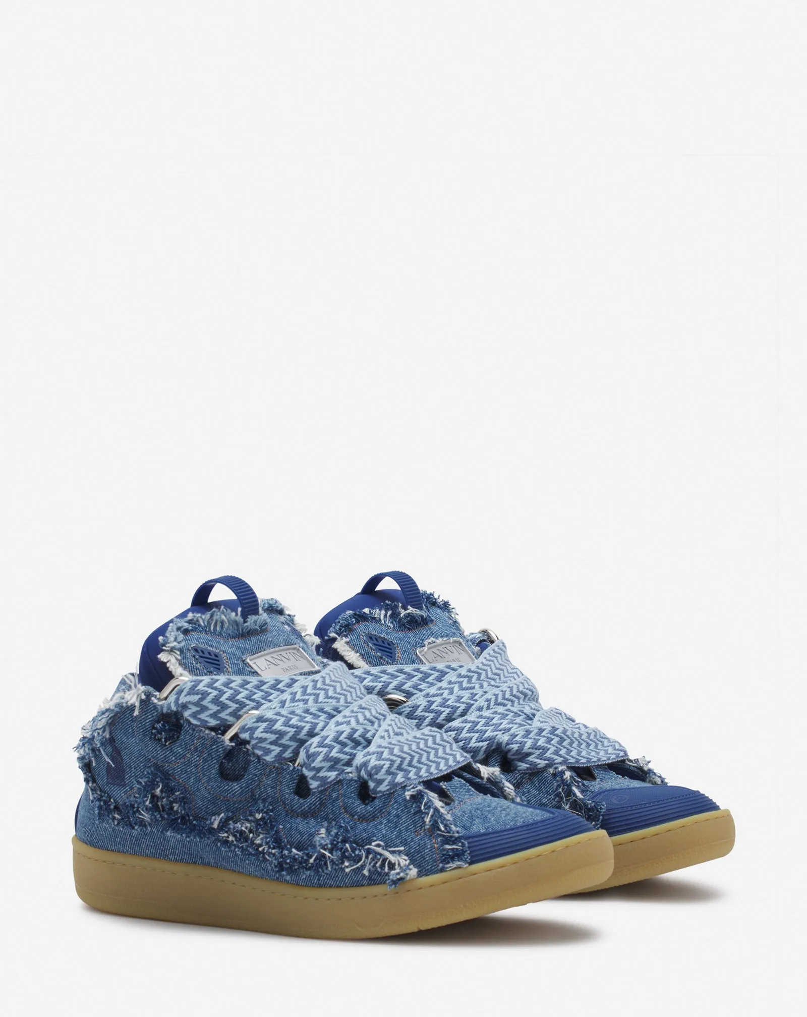 CURB SNEAKERS IN DENIM