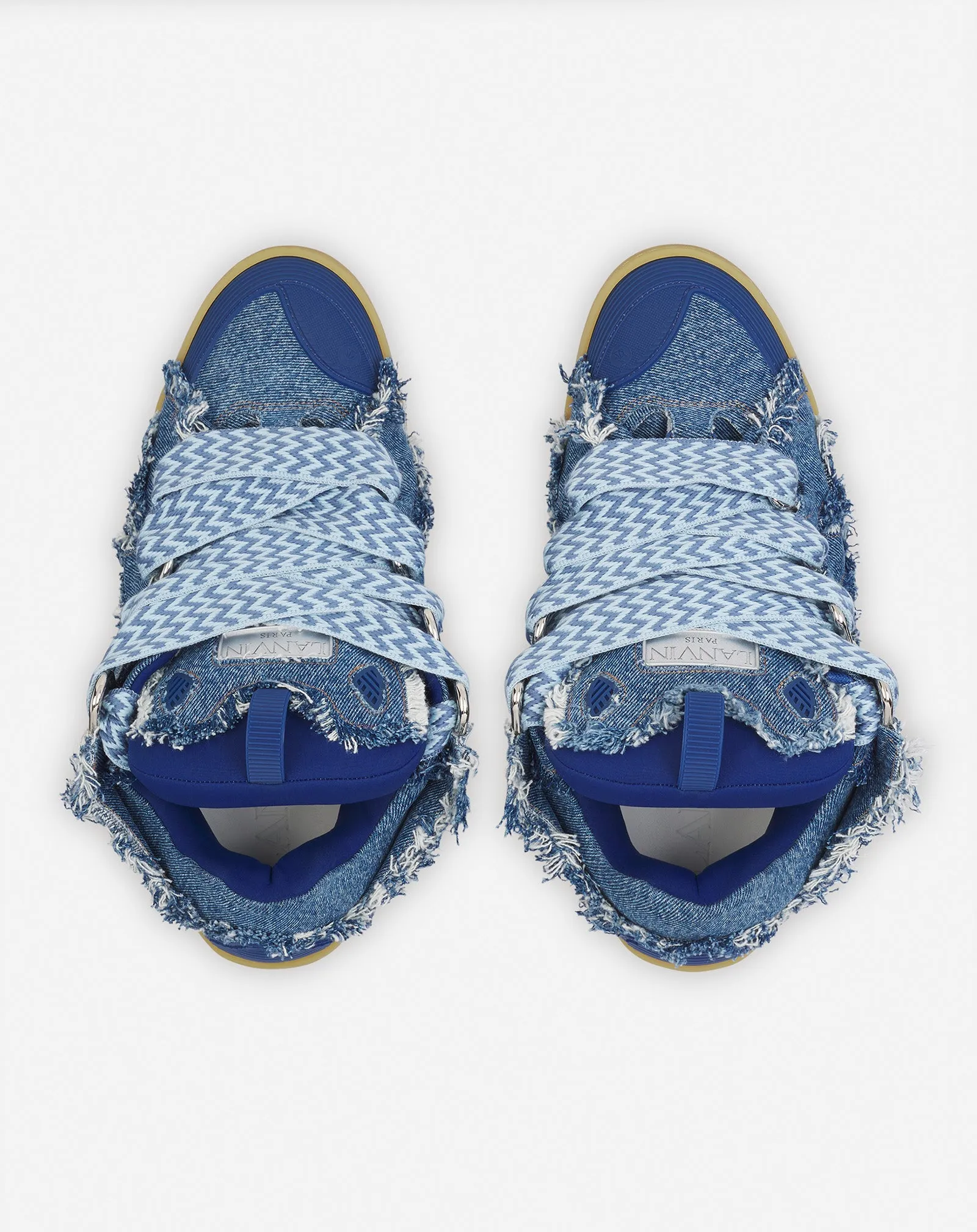 CURB SNEAKERS IN DENIM