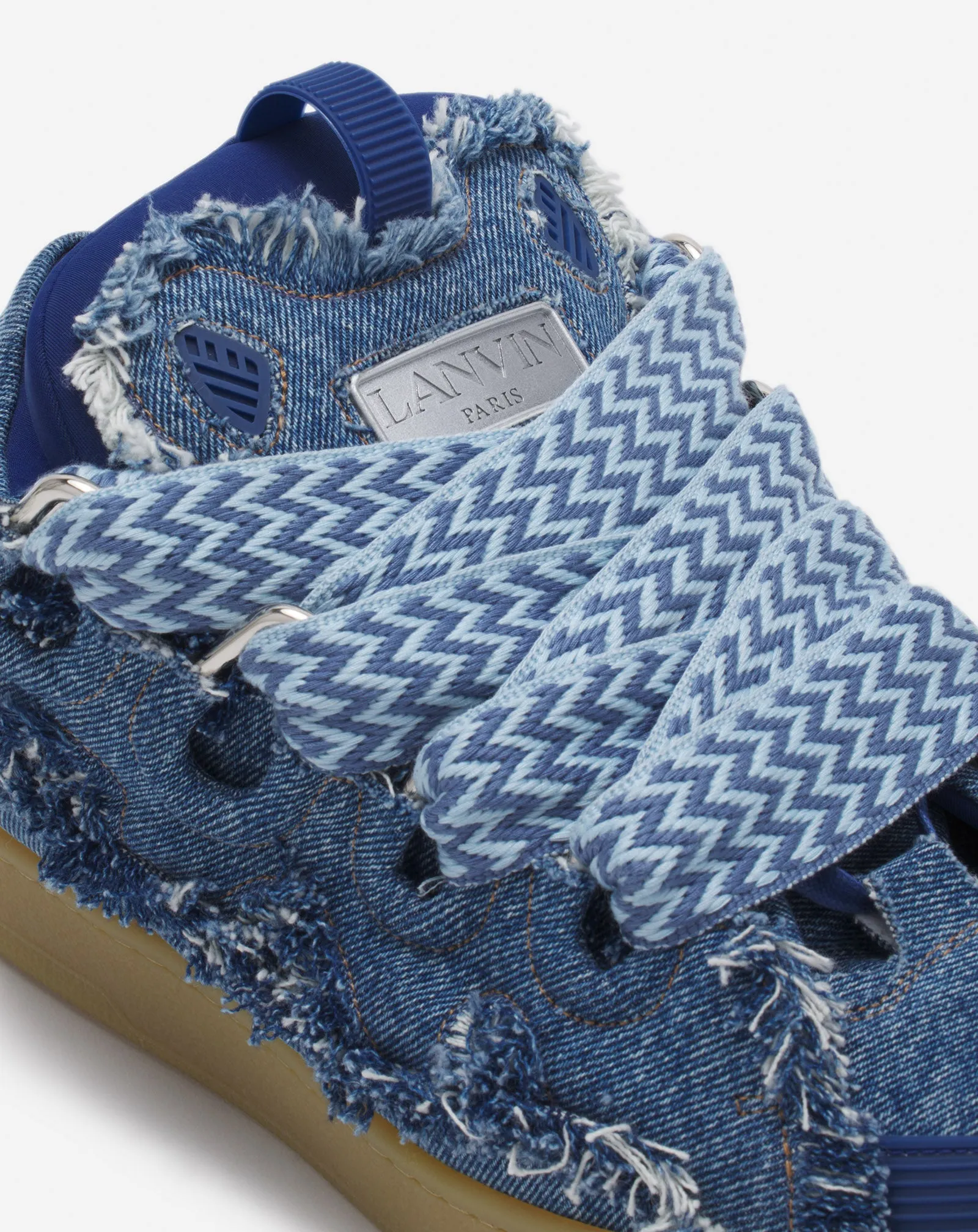 CURB SNEAKERS IN DENIM