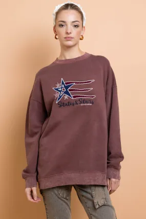 Daisy Street States And Stars Sweater