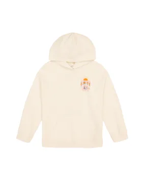 Girls 2-7 Surf Oversized Hoodie - Egret