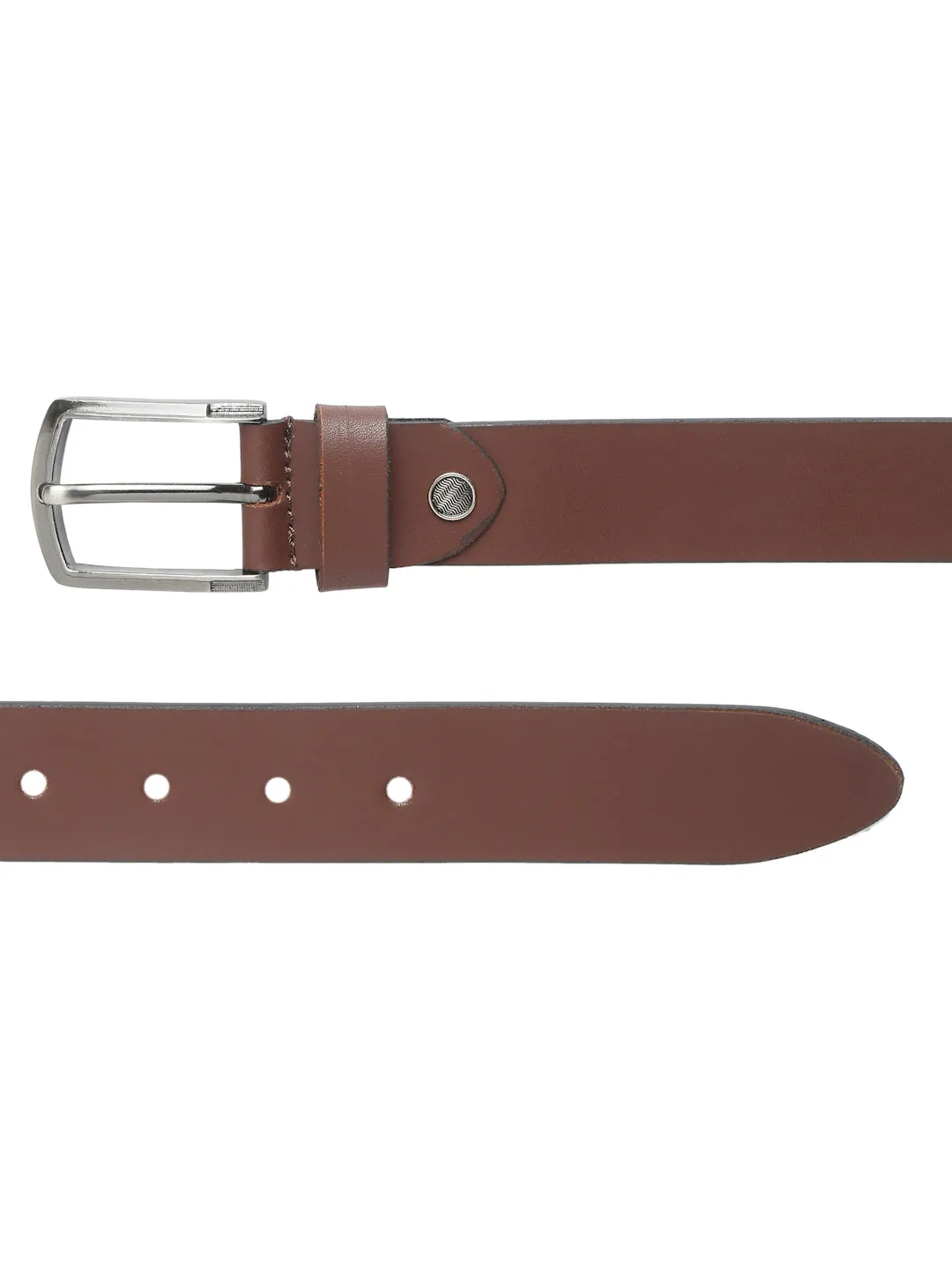 Men Brown Leather Belt