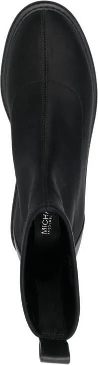 Michael Kors Edie knit high-top sneakers Black