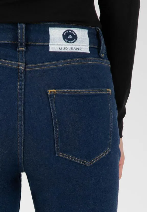 MUD Jeans Jeans Skinny Hazen Dark Blue