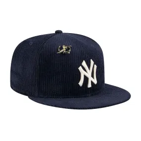 New Era Mens MLB New York Yankees Letterman Pin 59Fifty Fitted Hat 60487159 Navy, Grey Undervisor
