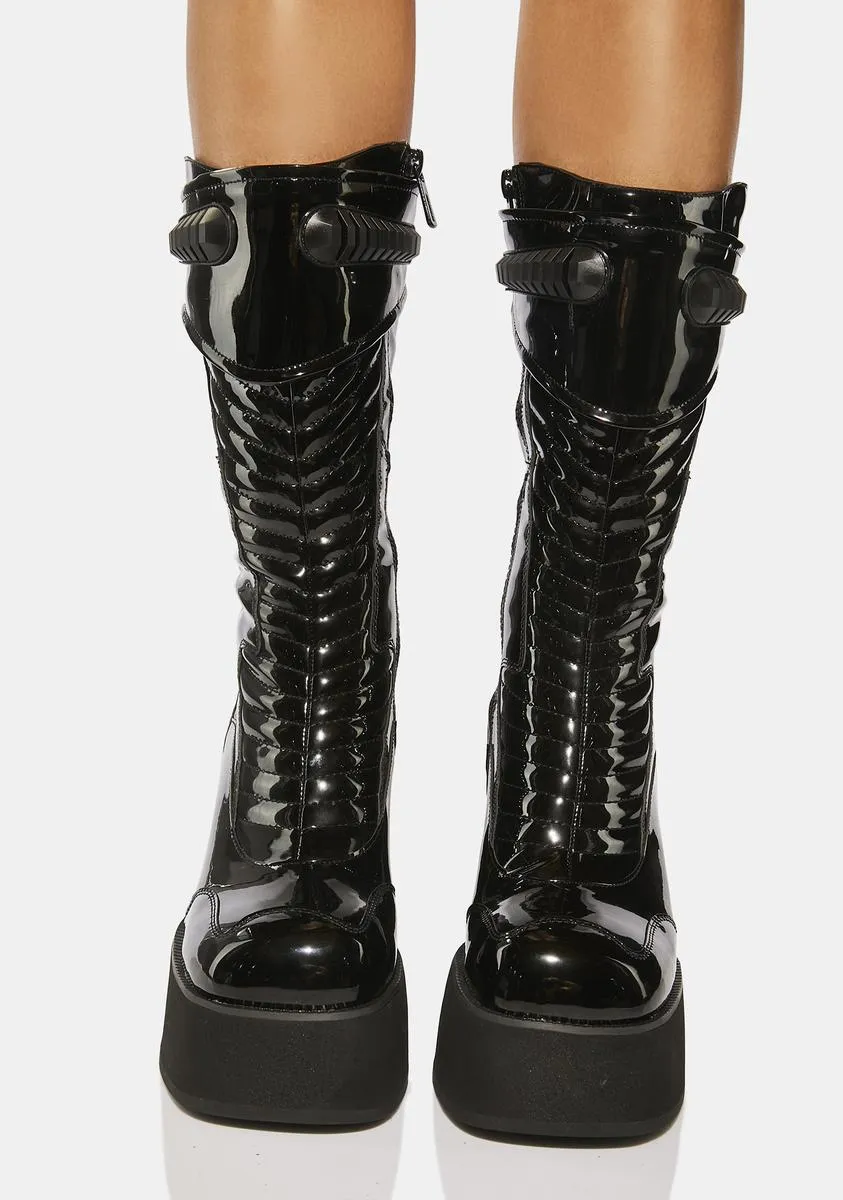 Plateau High-Top Boots-