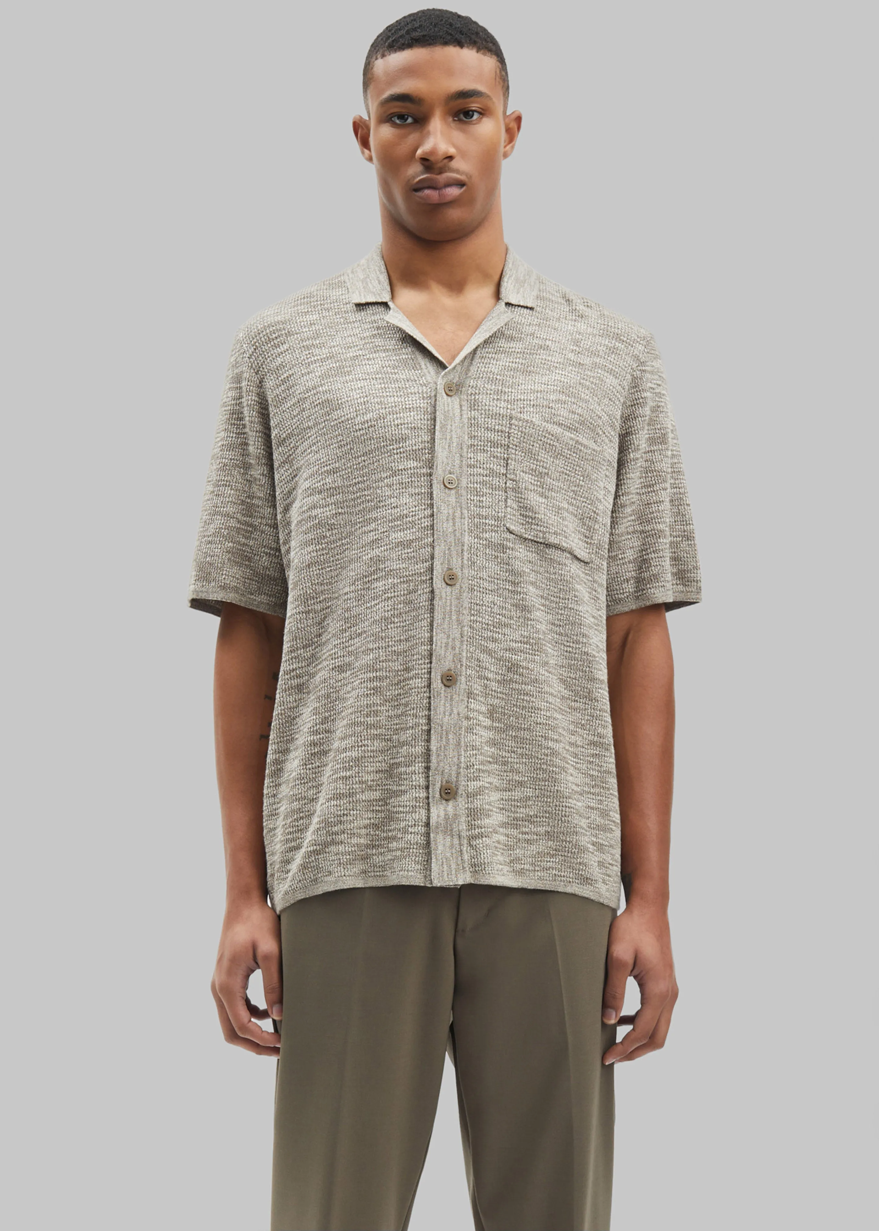 Samse Samse Larry Shirt - Bungee Cord Melange
