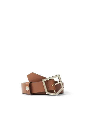 Sennowe tan leather Belt