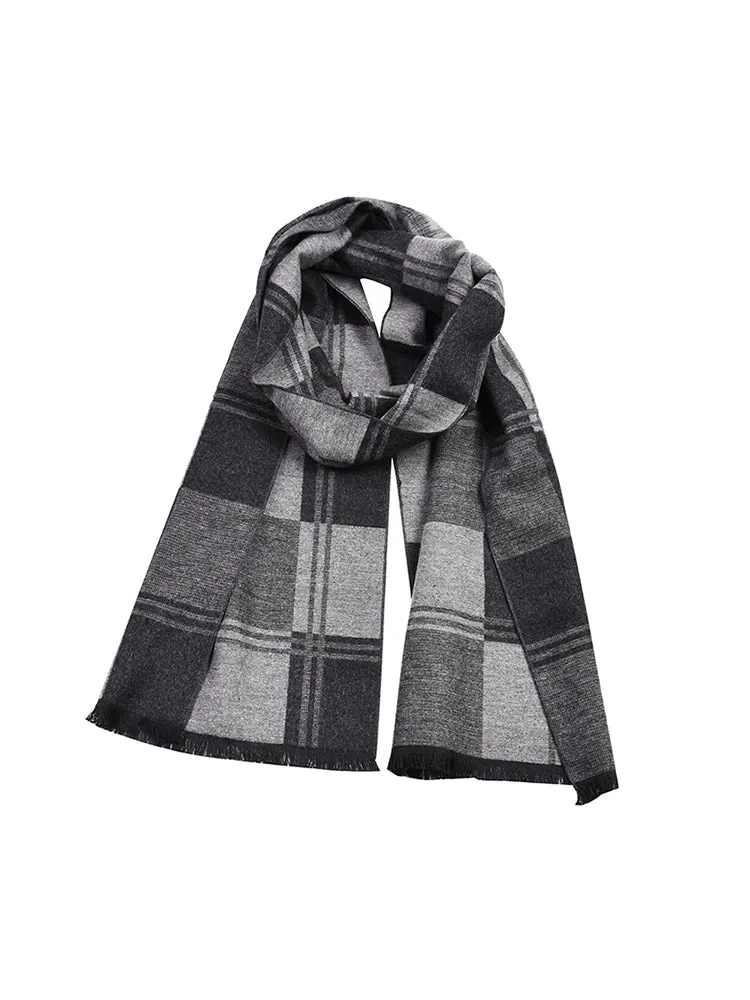  Warm Plaid Scarf   