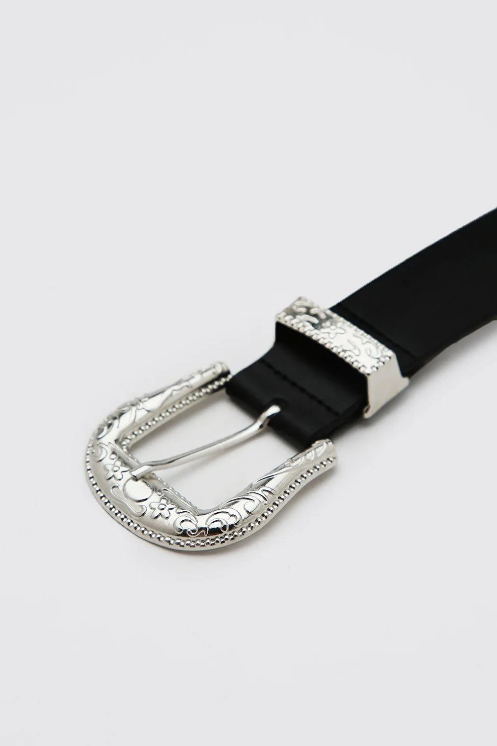 Western Detail Pu Belt
